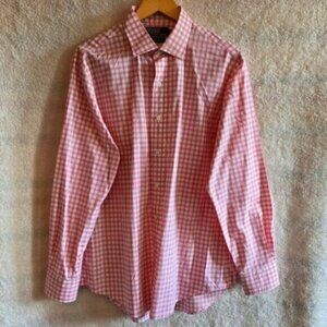 Polo by Ralph Lauren Pink Checkered Dress Shirt 16.5-34